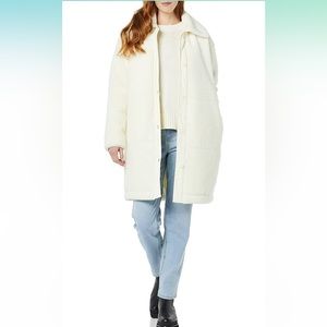 Goodthreads Women's Oversized Teddy Sherpa Coat size L